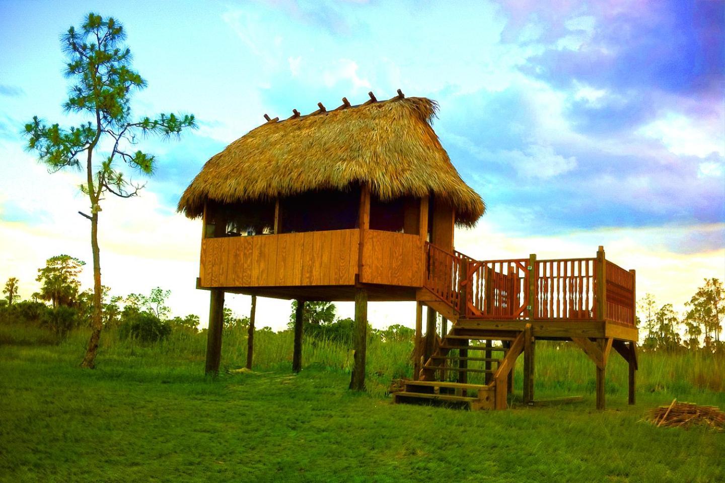 Everglades Chickee Cottage & Bungalow - Ochopee Eksteriør billede